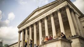 Students in on of the best universities in the UK