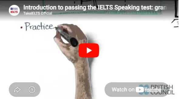 IELTS Speaking tips for teachers - Grammatical range and accuracy